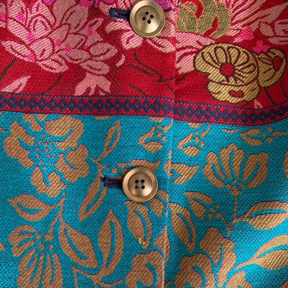 90's Y2K Multi-Colored Striped Blazer - Picture 10 of 15